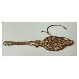 Antique Ornate Sterling-Style Eyeglass Holder with Floral Design