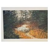 William Murray Untitled Watercolor Landscape, Framed