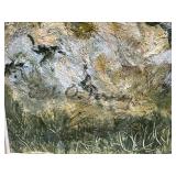 Carl-Olof Persson Original Oil on Board Swans in Landscape