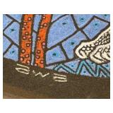 Framed Artwork by Abigail Anderson Featuring Hare Motif