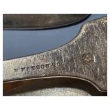 Set of 6 Antique Coin Silver Forks Matson & Hoes Monogrammed