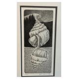 Framed Limited Edition Shell Artwork by Abigail Anderson