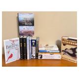 Collection of 12 Birdwatching and Ornithology Books Including Audubon, Raptors, and Field Guides