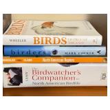 Collection of 12 Birdwatching and Ornithology Books Including Audubon, Raptors, and Field Guides
