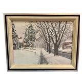 Jon Bates Original Winter Scene 