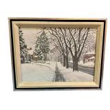 Jon Bates Original Winter Scene 