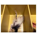 Plano Magnum Tackle Box with Assorted Fishing Flies and Lures