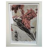 Pileated  Framed Wood Engraving by Gaylord Schanilec