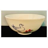 Appalachian Duck Motif Mixing Bowl 3.5 x 8 in