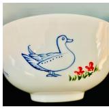 Appalachian Duck Motif Mixing Bowl 3.5 x 8 in