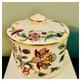 Collection of 4 Vintage Porcelain and Ceramic Serving Pieces Including Minton and Bird Motif