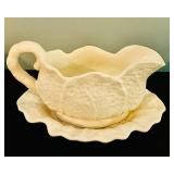 Collection of 4 Vintage Porcelain and Ceramic Serving Pieces Including Minton and Bird Motif