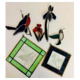 Assorted Stained Glass Decorative Wall or Window Hangings