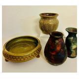Set of 8 Studio Pottery Vases and Bowls, Abigail and Mary Anderson Pieces