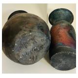 Set of 8 Studio Pottery Vases and Bowls, Abigail and Mary Anderson Pieces