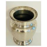 Restoration Hardware Silvertone Vase