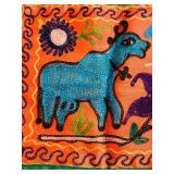 Two Vintage Ethnic Embroidered Textiles