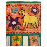 Two Vintage Ethnic Embroidered Textiles
