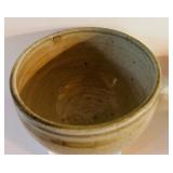 Handcrafted Pottery Collection Including Bowls, Mug, and Vase