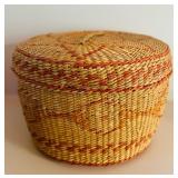 Collection of 3 Handcrafted Native American Baskets Assorted Styles
