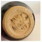 Set of 6 Vintage Handcrafted Pottery Bowls and Serving Pieces