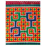 Vintage Framed Ethnic Textile