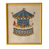 Framed Carousel Artwork Print