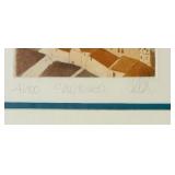 Framed European Village Art Print by Rudolf Langer,