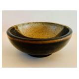 Set of 5 Handmade Glazed Pottery Bowls