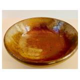 Set of 5 Handmade Glazed Pottery Bowls
