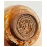 Set of 5 Handmade Glazed Pottery Bowls