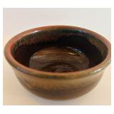 Set of 5 Handmade Glazed Pottery Bowls