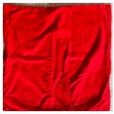 Ethnic Red and Blue Textile with Fish Design