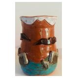 Three Artisan Crafted Pottery Pieces