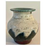 Artisan Pottery Teapot, Bowl, and Vase Set Including Mary Anderson Piece