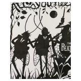 Framed Beatles Inspired Silhouette Artwork by Marc Johnson