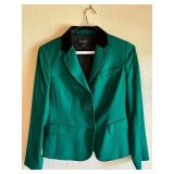 Green Talbots Jacket with Black Velvet Collar