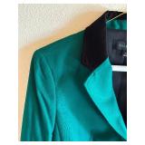 Green Talbots Jacket with Black Velvet Collar
