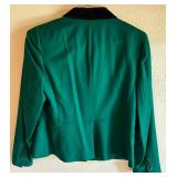 Green Talbots Jacket with Black Velvet Collar