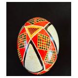 Collection of Six Vintage Ukrainian Painted Eggs