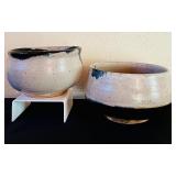 Set of 2 Mary Anderson Studio Pottery Bowls
