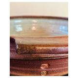 Set of 3 Handcrafted Ceramic Serving Bowls