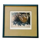 Signed Framed Print ‘Leaves Alone’ by Louise Noelle