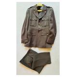 Vintage Army Officers Dress Coat and Slacks