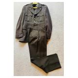Vintage Army Officers Dress Coat and Slacks