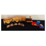 Vintage Wooden Toys Trains