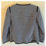 New Beautiful Black and White Talbots Jacket Size 10