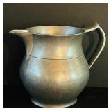 Two Vintage Pewter Pitchers