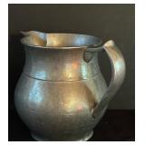Two Vintage Pewter Pitchers