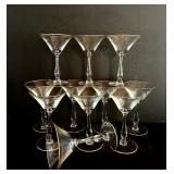 Set of 12 Martini Glasses